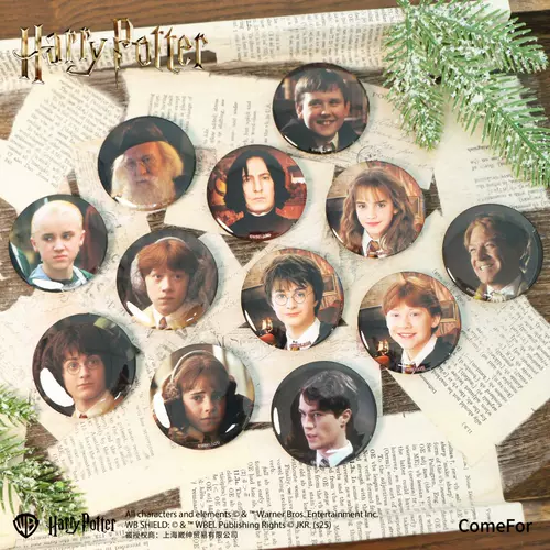 Гуангу Гарри Поттер Персонажи фильма фильма «Слепая коробка экрана» нарисованная жестяная плита Бар 58mm Draco Gemini