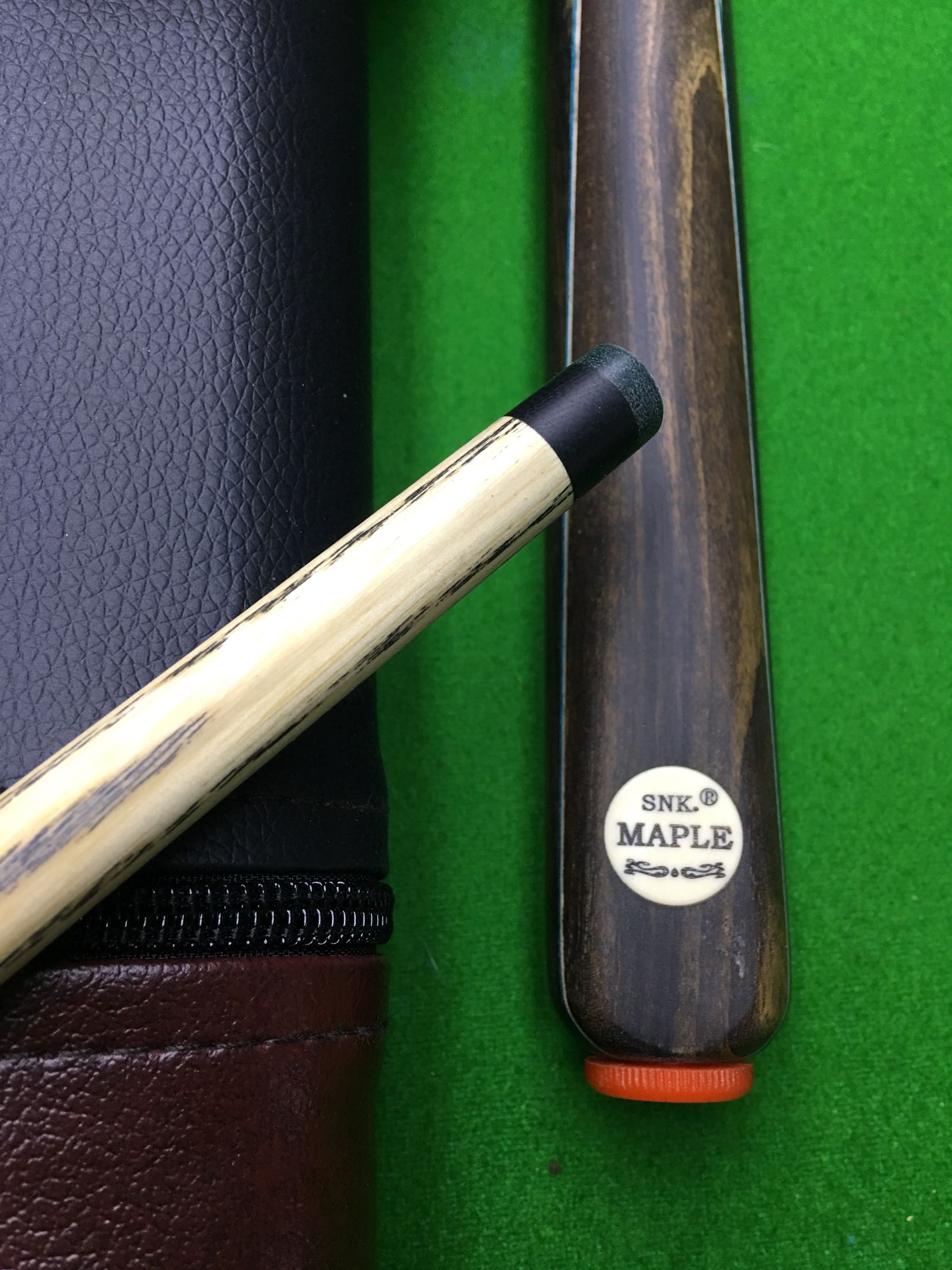 Maple Leaf manual lever with ball lever in the head Division Nooke 9-ball table ball Chinese 8-ball single branch 11 5mm handmade pole