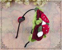 Original * Akita Flower Flower * Series Big Fat Mushroom ~ Senteal Handhook Flower Hair Stirrup ~ Lolita accessories