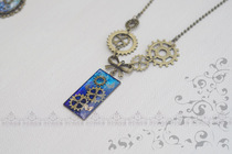 Original * mechanical butterfly * gorgeous gear steamed friends style necklace retro choker-Lolita accessories