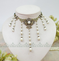Original * Versailles * CLA tea party flower wedding gorgeous pearl Lolita necklace-68