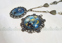 Original * Winter City * Gorgeous Retro ~ Literary Snowflake Starry Sky Wool Chain-Lolita Accessories