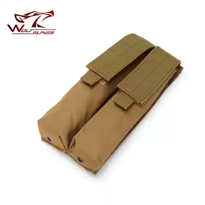 Outdoor tactical bag waist bag molle accessory bag P90 clip bag double ump45 clip box storage bag