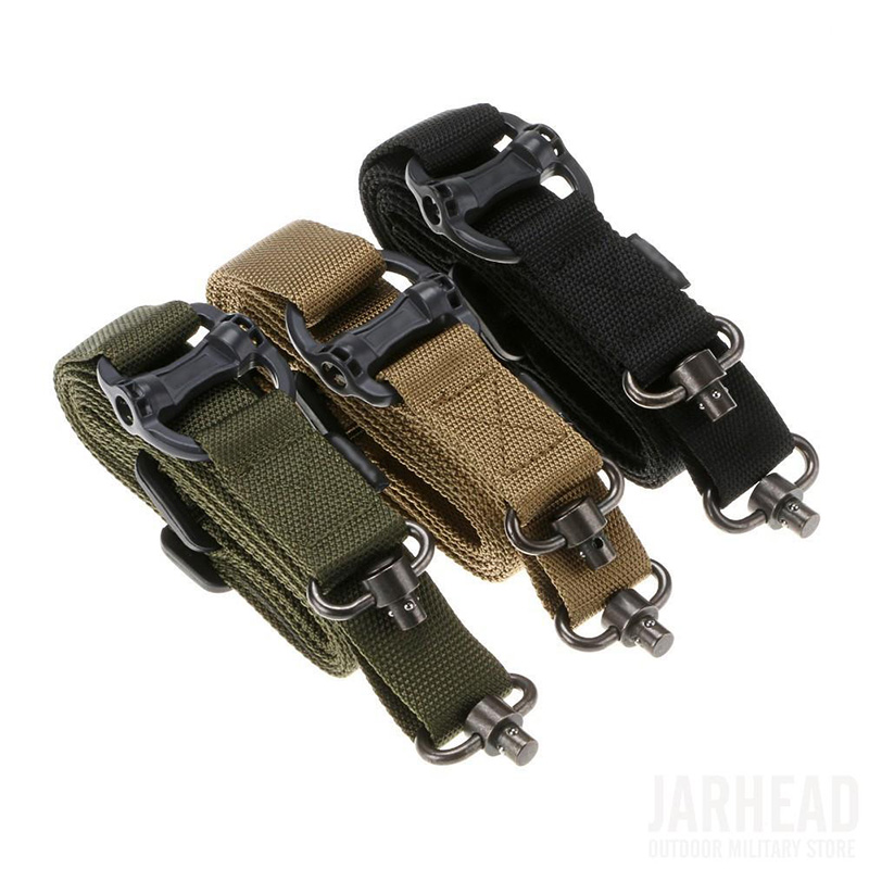MS 4 Two Point Nylon Strap QD Closed Double Double Double Double Double Double - Double - Dot Strap Strap with Gun Rope Jinming 10 Steel Fast Closed Shoulder Strap