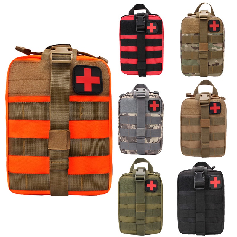 Tactical Medical Emergency Kit EMT Medical Bag Outdoor Mollo Vest Accessories Bag Portable Waist Hang Containing Bag