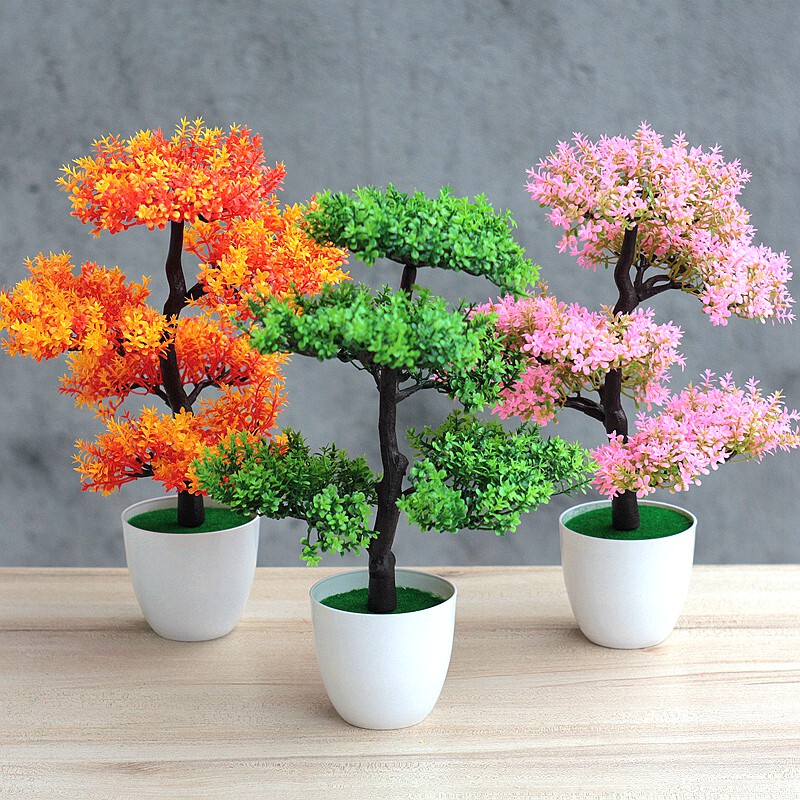 Small Bonsai Artificial Flower Potted Plant Ornaments, Simulated Green Plants, Dried Flowers, Living Room Decorative Flowers, Pine Tree Bonsai, Plastic Flowers, Silk Flowers Small Bonsai Artificial Flower Potted Plant Ornaments, Simulated Green Plants, Dried Flowers, Living Room Decorative Flowers, Pine Tree Bonsai, Plastic Flowers, Silk Flowers