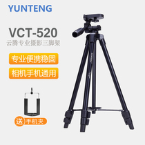 Cloud Teng 520 micro single tripod mobile phone single anti-universal live bracket photo-camera portable outdoor tripod
