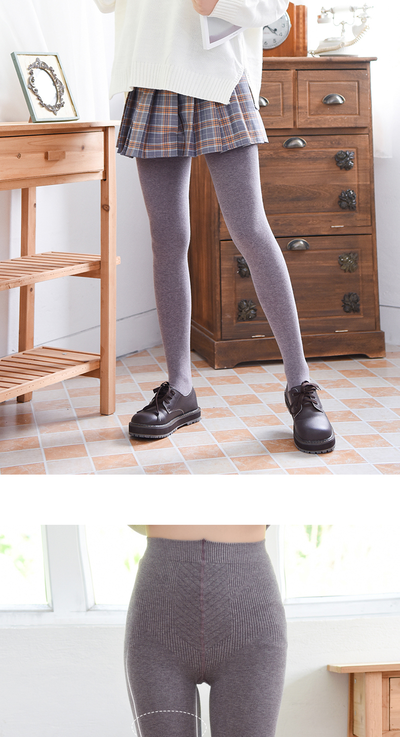Vớ nữ mùa xuân và mùa thu dày lên quần lót cotton vàng bụng bụng bếp vớ vớ 300D vớ chân legging vớ tất nike