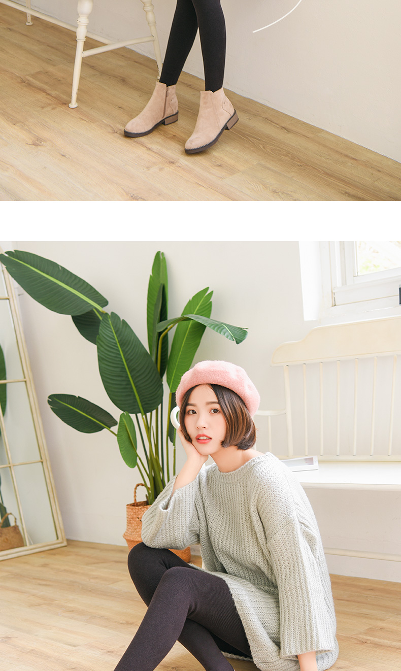 Quần lót nữ mùa thu và mùa đông tất chân tất vớ 1200D không xuống sọc dọc nhung cộng với quần legging nhung dày ấm quần tất học sinh