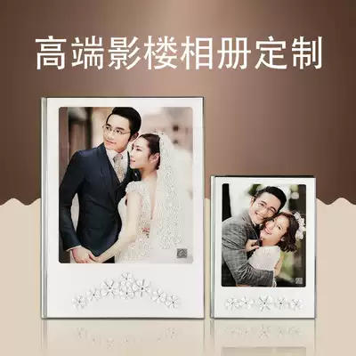 Wedding photo book production High-end photo studio Wedding photo album photo customization in the mood for love crystal bag design