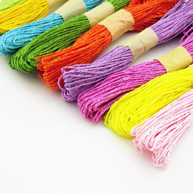 30 mét dây màu giấy trẻ em DIY thủ công sáng tạo vật liệu mẫu giáo khu vực nghệ thuật khu vực treo dây mầm non đồ chơi lắp ráp