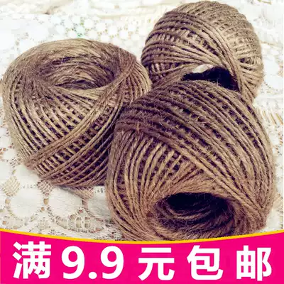 Photo wall hemp rope Tag rope Photo clip rope Box packaging hemp rope three strands of string