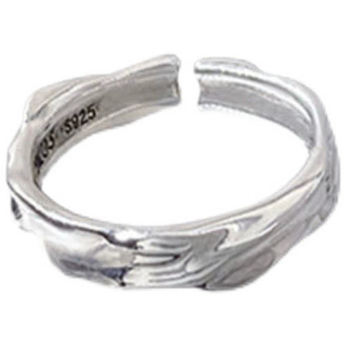 Небольшое дизайнерское кольцо, серебро 925 пробы, простой и элегантный дизайн, на указательный палец