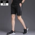 Quần short thể thao nam mùa hè lỏng nhanh khô chạy giải trí thể dục bóng rổ băng lụa bãi biển mỏng phần nữ thủy triều năm quần - Quần thể thao quần thể thao nữ Quần thể thao