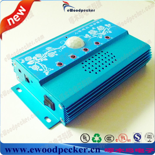 Woodpecker electronic sensing play for blind prompting the voice prompter of the voice prompter infrared