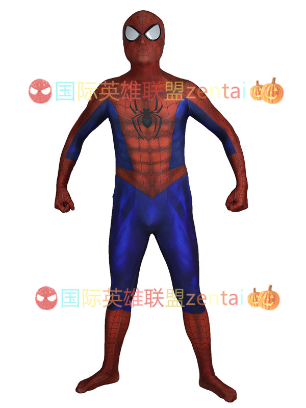 Anime version of the ultimate Spider-Man one-piece tights jumpsuit The Amazing Spider-Man 2 tights cosplay