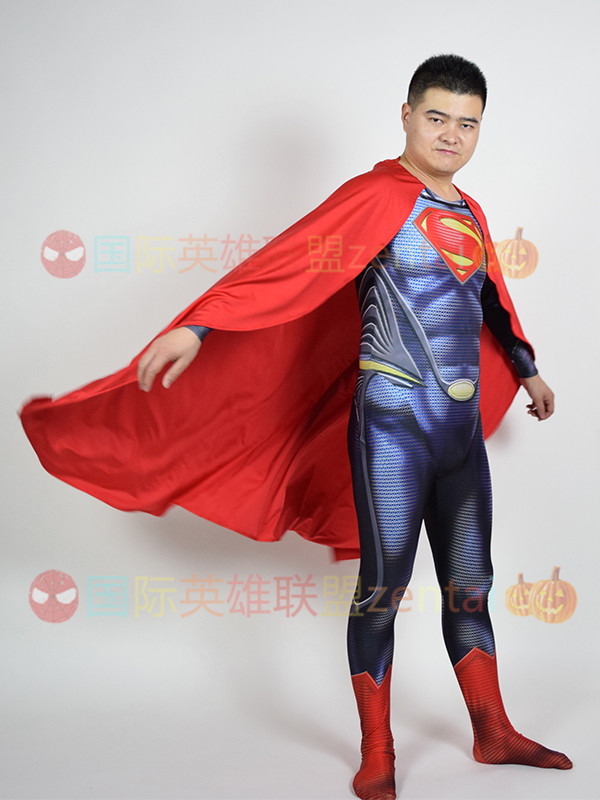 Adult Children Anime Justice Superman League Superman Jumpsuit Halloween Zentai Suit Costume