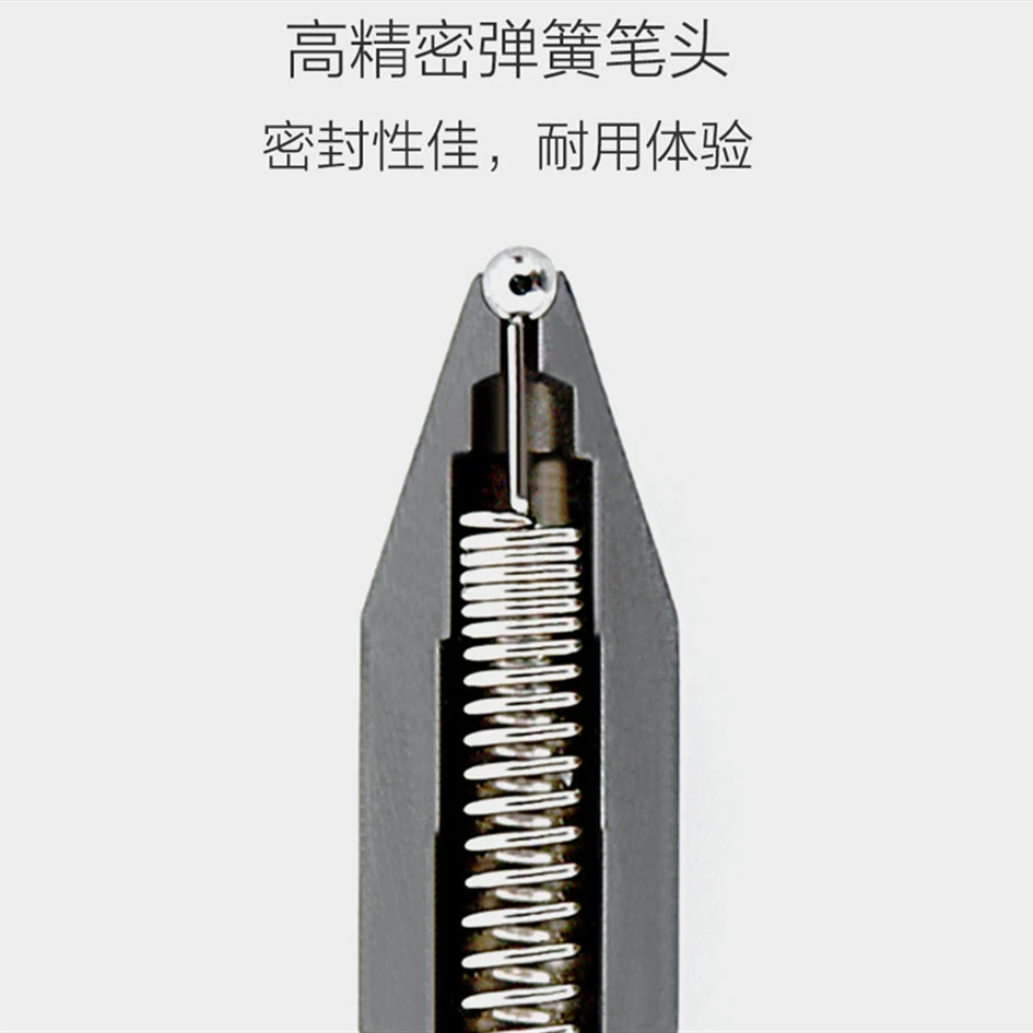 Пишущая ручка Xiaomi Pressing Neutral 10 шт 0.5 экзамен офис бизнес черный оригинал подпись водяной сердцевинный