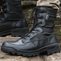 New professional winter outdoor black sand color high-top lace-up military fan ultra-light waterproof desert tactical boots hiking shoes