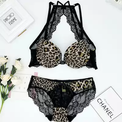 la lingerie lingerie lingerie Set Front Buckle Beauty Back Sexy Comfortable BAO WEN Glossy Korean Bra
