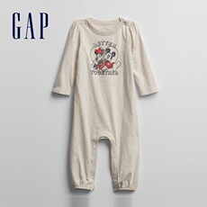 Комбинезон, Ползунки, Боди 【迪士尼联名】gap婴儿%纯棉长袖连体衣650478春季新款童装哈衣
