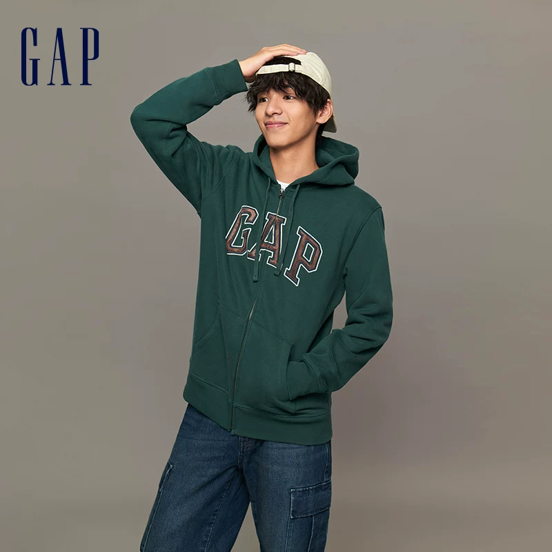 Gap, осенний бархатный спортивный свитшот для мужчин и женщин, одежда для пары, худи