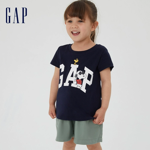 Nuby, Gap, хлопковая летняя футболка с коротким рукавом, с печатью вашего логотипа, детская одежда