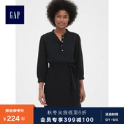 Váy denim nữ của Gap 493817 2019 tay áo mới chín điểm với váy eo nữ - Sản phẩm HOT