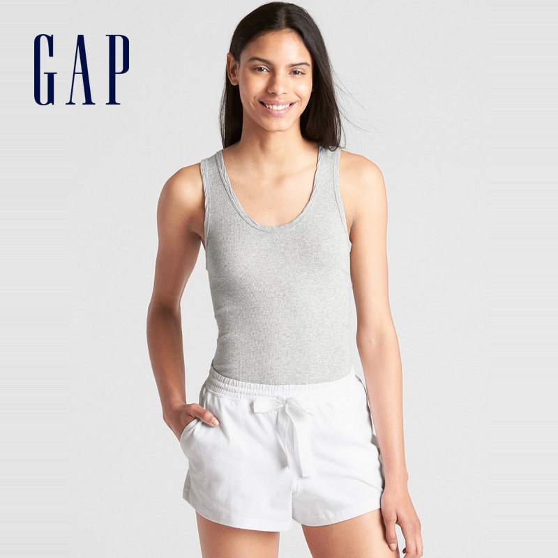 Gap women's stretch base tank top pajamas 291480 ladies casual sleeveless underwear crewneck loungewear
