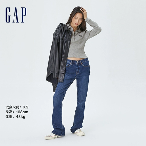 Gap, весенняя футболка polo, лонгслив для отдыха, с печатью вашего логотипа, облегающий крой