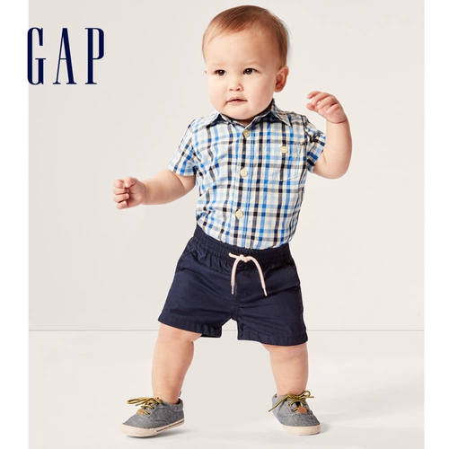 Gap Детское летнее боди для новорожденных, в западном стиле, детская одежда