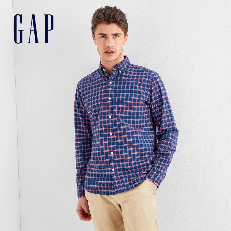 Gap men's casual long sleeve shirt autumn winter 865518 E fashion