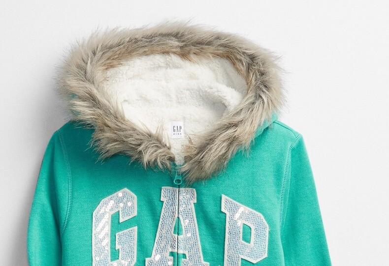 Gap Бархатная толстовка с капюшоном, детский спортивный кардиган, с печатью вашего логотипа, детская одежда 