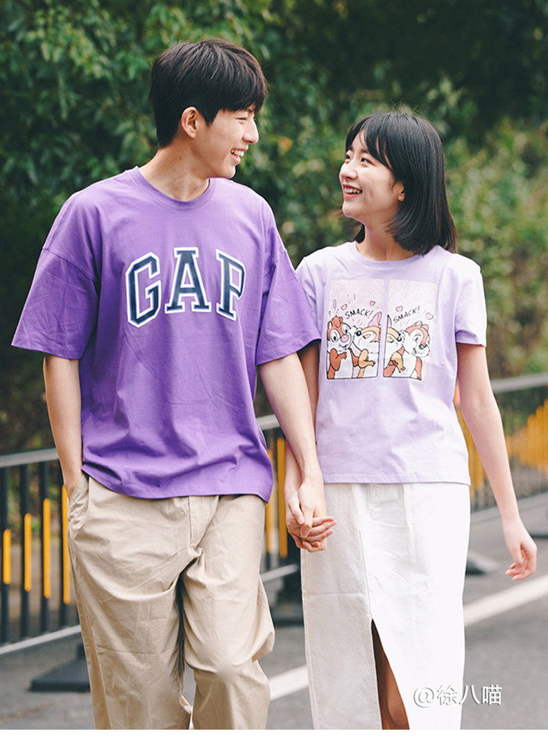 Gap 盖璞 2022夏季新款 男女同款 纯棉 经典LOGO短袖T恤 天猫优惠券折后¥109包邮(¥159-50)