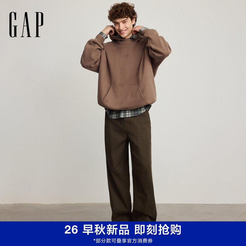 [Cheng Yi Endorsement] Gap Men's and Women's Clothing 2026 Autumn Hoodie Sweatshirt Casual Top 831513