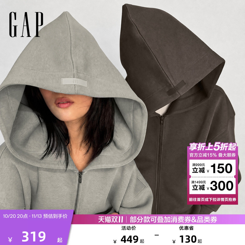 【Cheng Yi Endorsement】Gap Unisex 2026 Autumn New American Style Oversized Hoodie