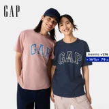 Gap Весенняя хлопковая футболка с коротким рукавом подходит для мужчин и женщин, с печатью вашего логотипа