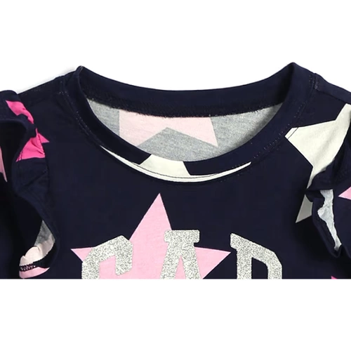 Gap Лонгслив, нарукавники, платье, милая детская юбка, круглый воротник