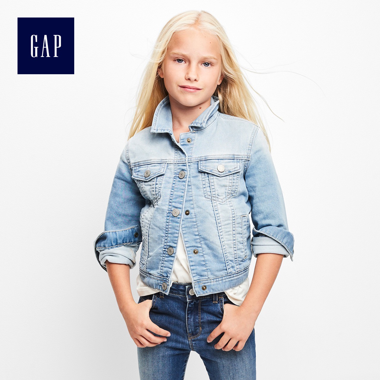 gap soft denim jacket