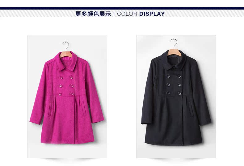 Manteau pour fille en laine - Ref 2161841 Image 12