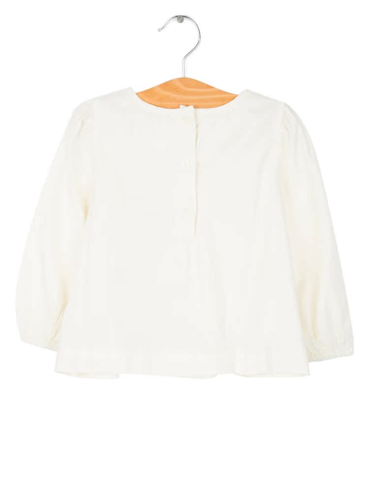 Chemise fille à manche longue en coton - Ref 2085845 Image 14