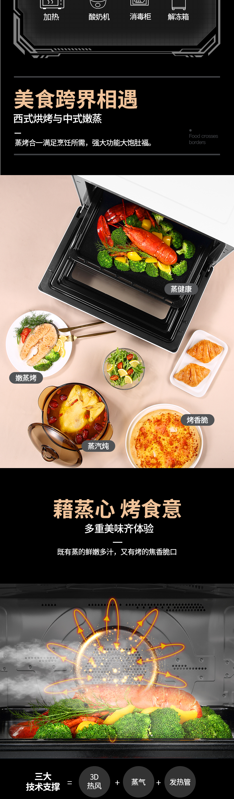 松下 TM210 台式 烘焙一体 蒸烤箱 图5