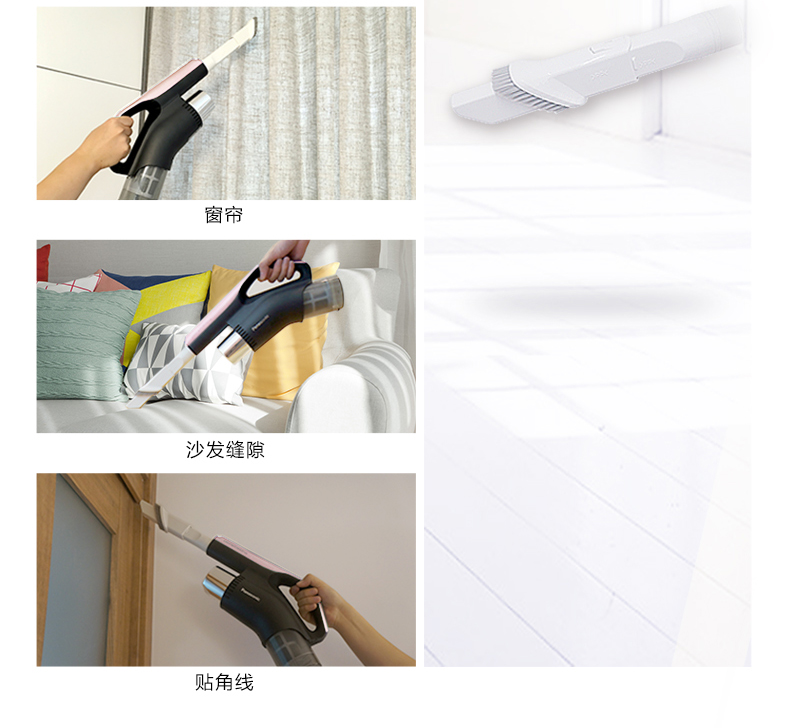 Máy hút bụi gia đình Panasonic mạnh mẽ không dây mạnh mẽ mites cầm tay không dây cầm tay WDC67 - Máy hút bụi robot hut bui gia re