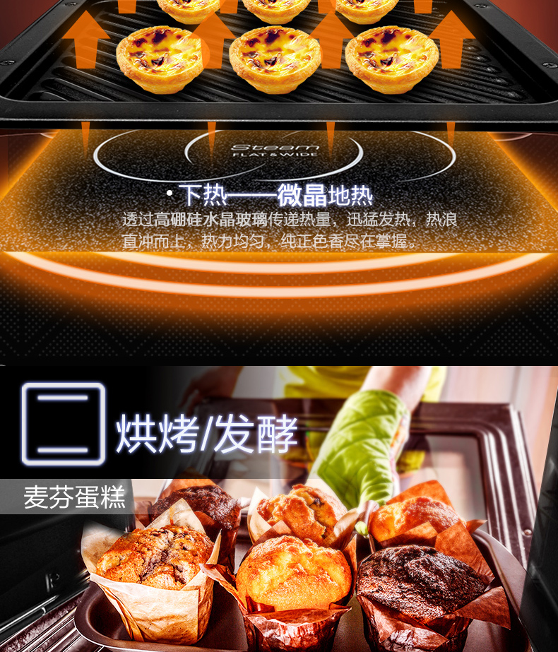Lò vi sóng Panasonic / Panasonic NN-DS1100 lò vi sóng đa chức năng chuyển đổi lò hấp 27L lò nướng pizza