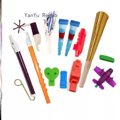 Himin 1 flute speech rehabilitation mouth muscle training tools children practice vital capacity toys vocal flute