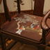 Ghế Trung Quốc đệm gỗ gụ sofa đệm ăn ghế đệm cung điện ghế Taishi ghế gỗ rắn vòng ghế ghế mat thảm trải ghế gỗ đẹp Ghế đệm / đệm Sofa