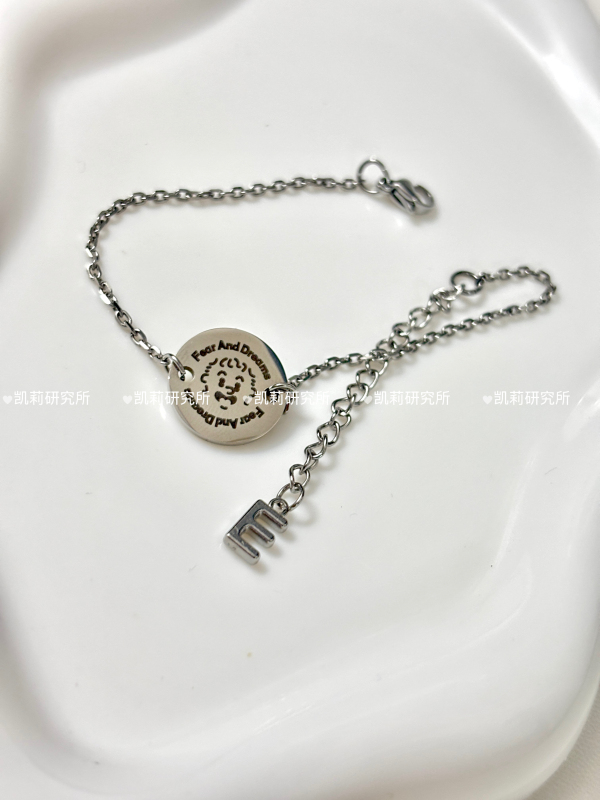 Eason Chan Concert Fan Merchandise Accessories Big-Headed Doll Bracelet/Necklace Titanium Steel Couple Chain Birthday Gift