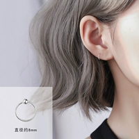 Серьги, серебро 925 пробы, 8mm