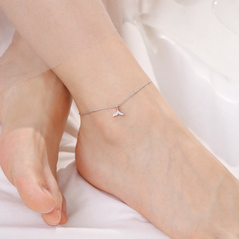 Bracelet de cheville Femme en Argenterie - Ref 3104119 Image 1