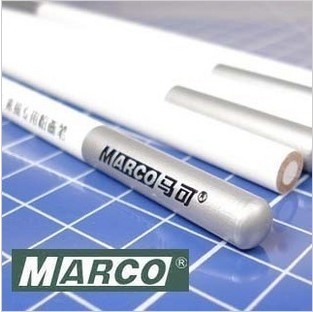Marco MARCO7012 Drawing sketch special powder brush white pencil sketch sketch pen 12 pcs box